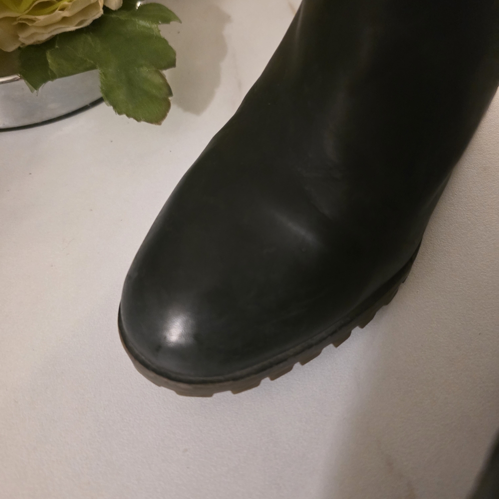 RUDSAK Black Quilted Leather Knee-High Boots - Picture 7 of 11